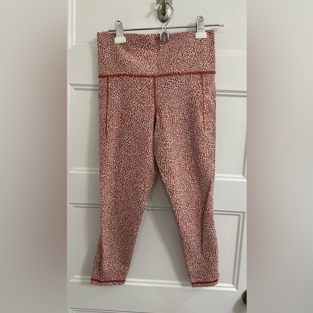 Stylish orange Patterned Leggings
